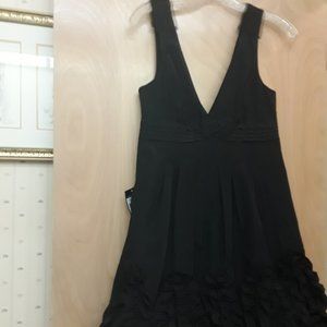 Bcbgmaxazria black ruffle dress New Tags 6